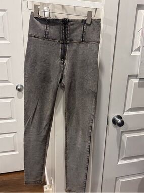 Freddy High-Waist Gray Women’s Skinny Jeans